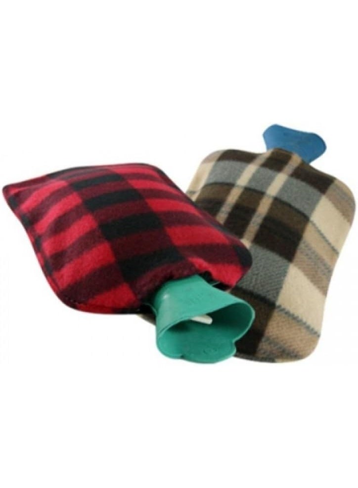 Rubber Hot Water Bag with Fleece Cover – Reusable Hot & Cold Therapy for Pain Relief - Image 1